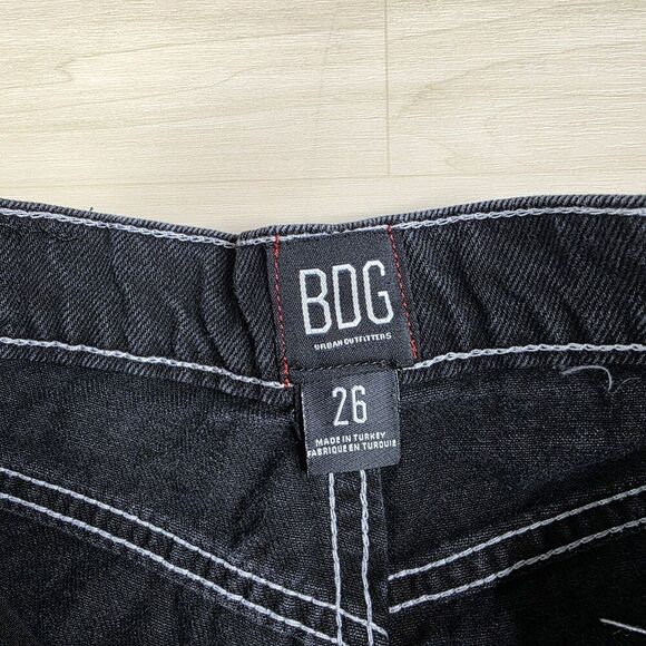 Urban Outfitters BDG Y2K Ankle Cargo Wide Leg Denim‎ Jeans Pants Size 26 - Picture 6 of 10